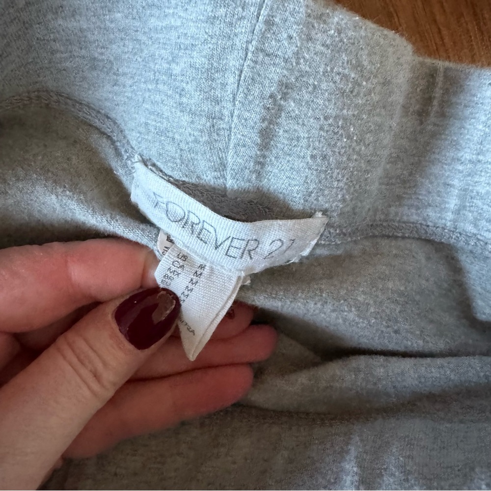 Forever 21 Light Gray Leggings - Picture 2 of 2